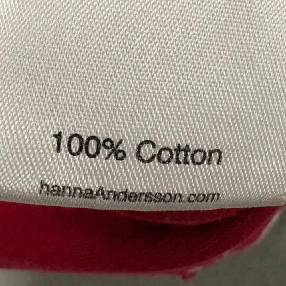HANNA ANDERSSON Girls Red Cotton Sleeveless Dress‎ W Pockets Size 130 cm US8